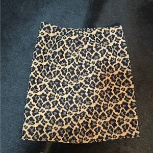 Leopard Print Women's Skirt